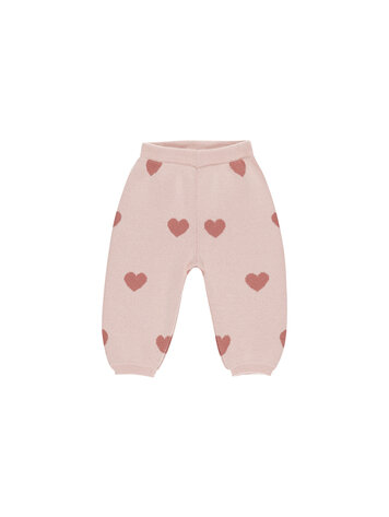 QUINCY MAE Heart Knit Baby Pants