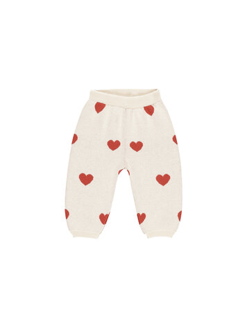 QUINCY MAE Heart Knit Girls Pants