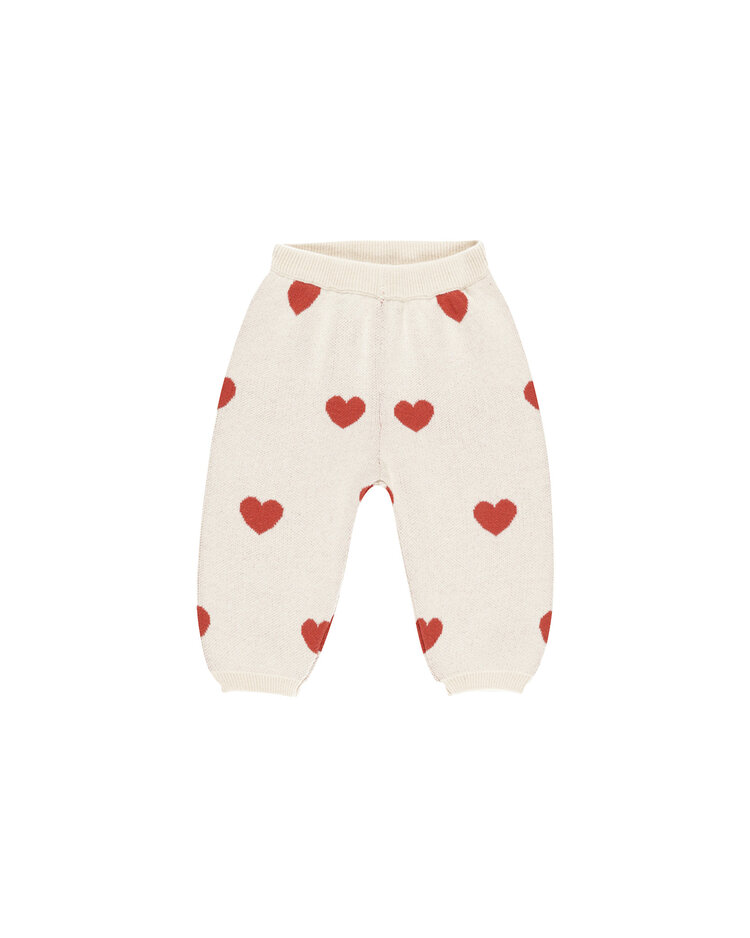 QUINCY MAE Heart Knit Girls Pants