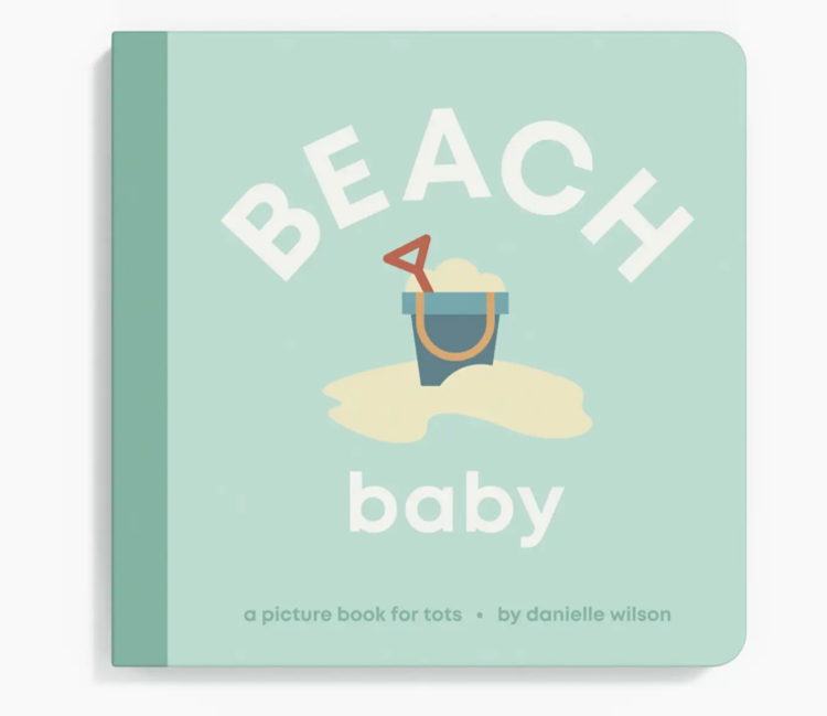 LEFT HAND BOOK HOUSE Beach Baby Board Book