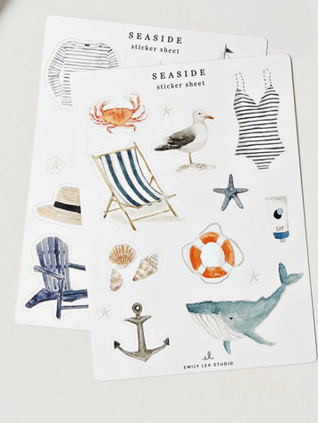 EMILY LEX STUDIO Seaside Sticker Sheets