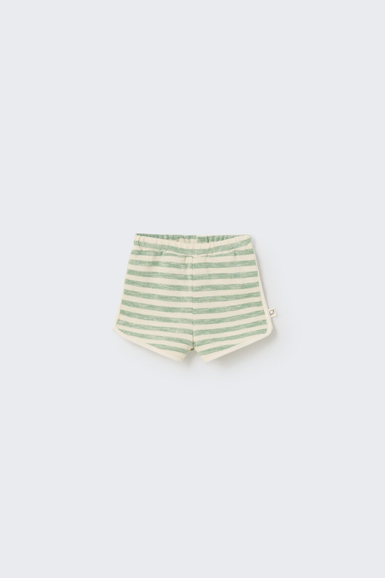 COZMO Organic Stripe Baby Shorts