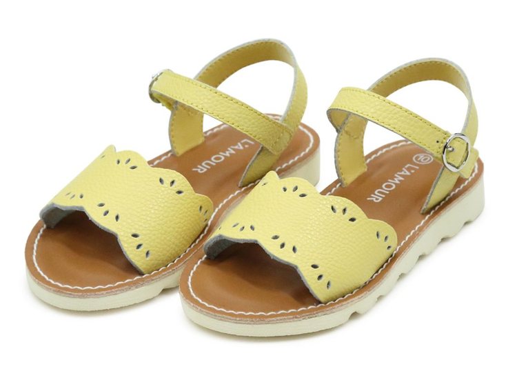 LAMOUR Ella Scalloped Sandal