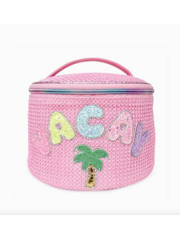 OMG ACCESSORIES Vacay Straw Glam Bag