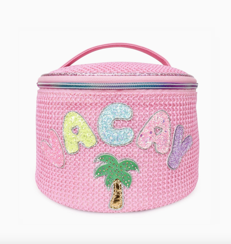 OMG ACCESSORIES Vacay Straw Glam Bag