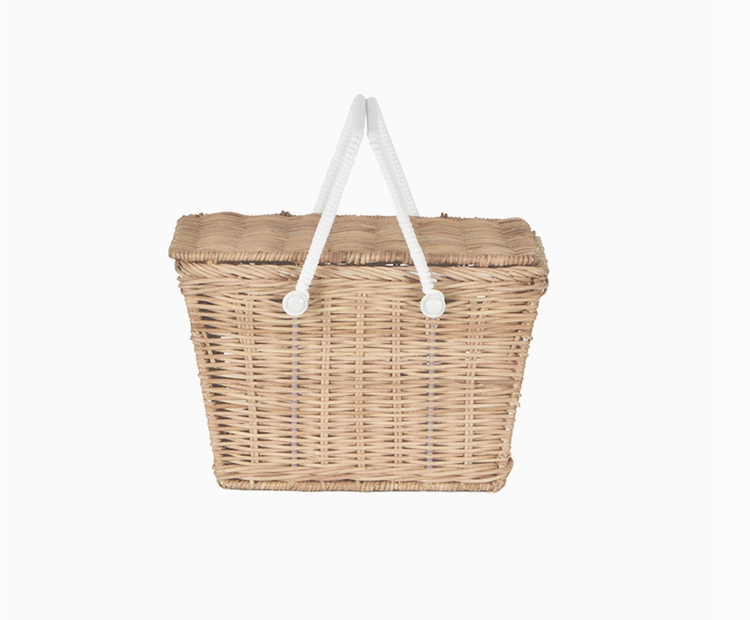 Piki Rattan Basket - Straw