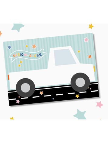 MAGIC PLAYBOOK Design-A-Car Notepad