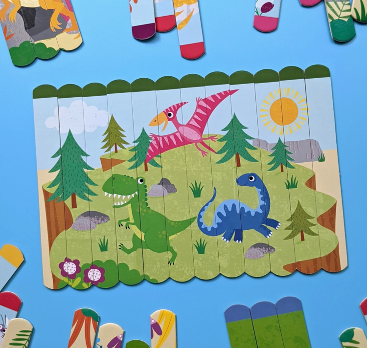 ROBERT FREDERICK LTD Dinosaurs Puzzle Sticks