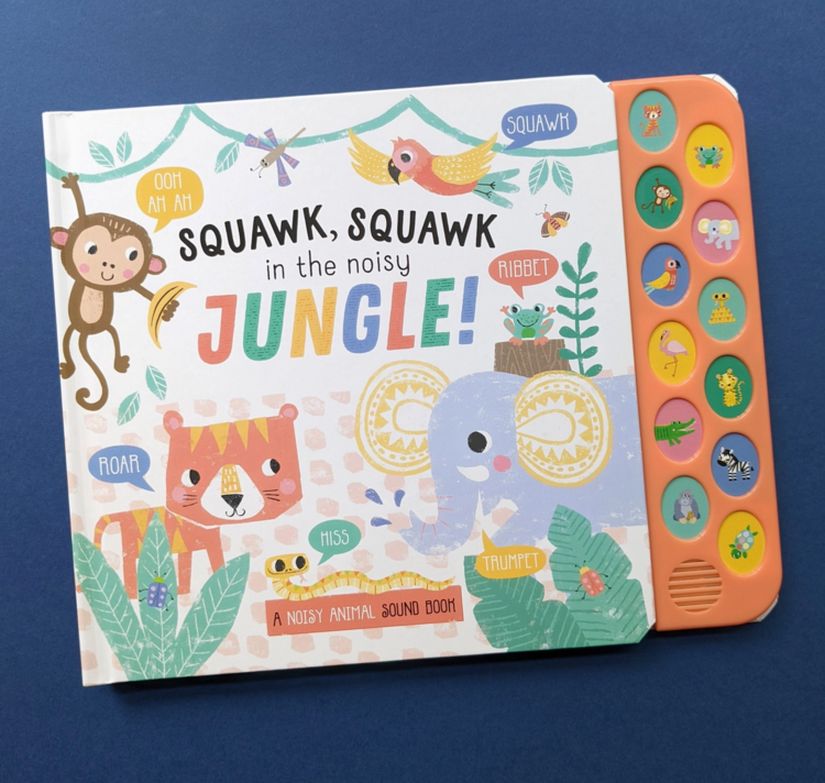 ROBERT FREDERICK LTD 12 Button Sound Book - Jungle Pals