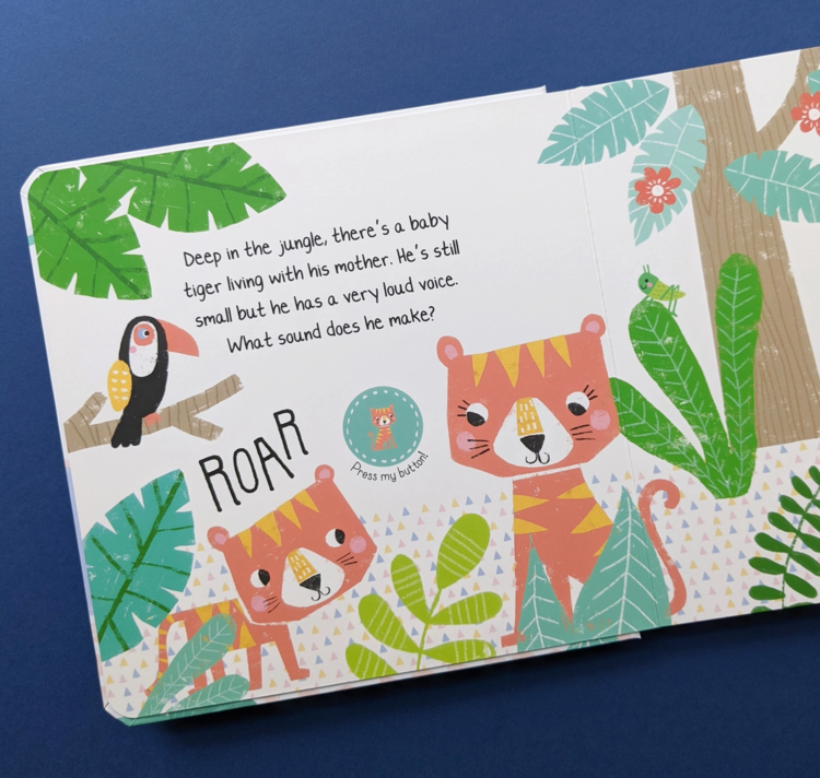 ROBERT FREDERICK LTD 12 Button Sound Book - Jungle Pals