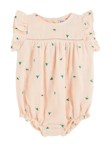 EMILE ET IDA All Over Embroidered Romper