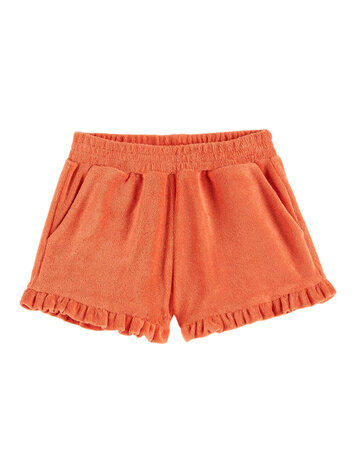 EMILE ET IDA Terry Ruffles Shorts