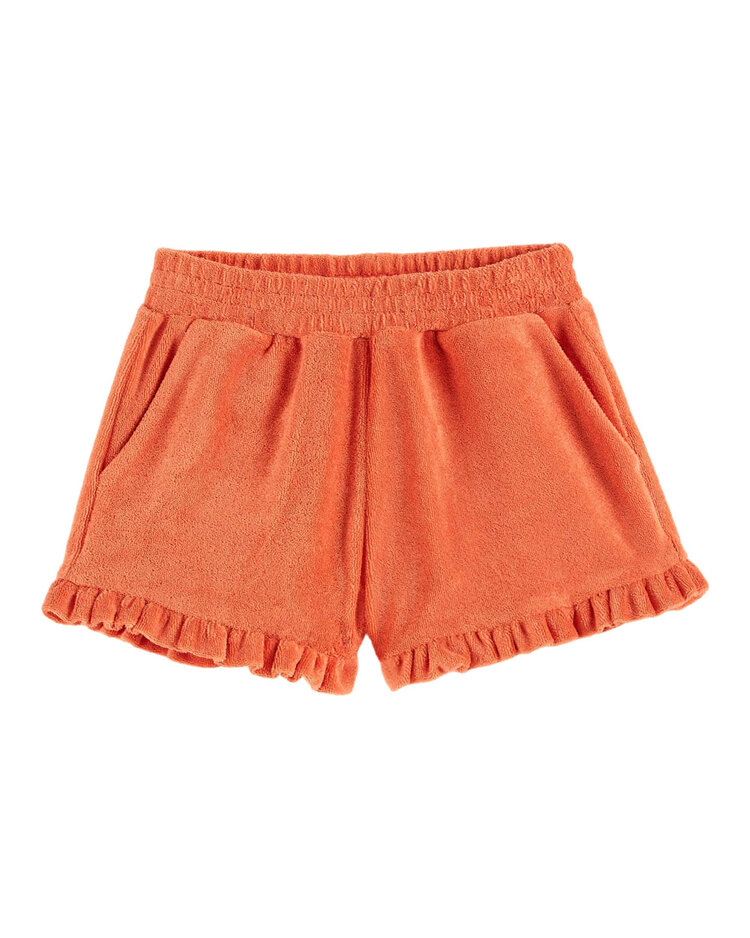EMILE ET IDA Terry Ruffles Shorts