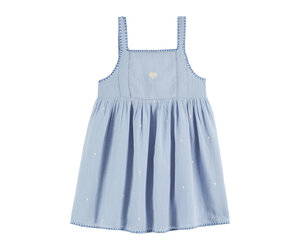 emile et ida brown vintage embroidered dress Emile et Ida Violet Vintage Embroidered Dress – Ladida main image 0