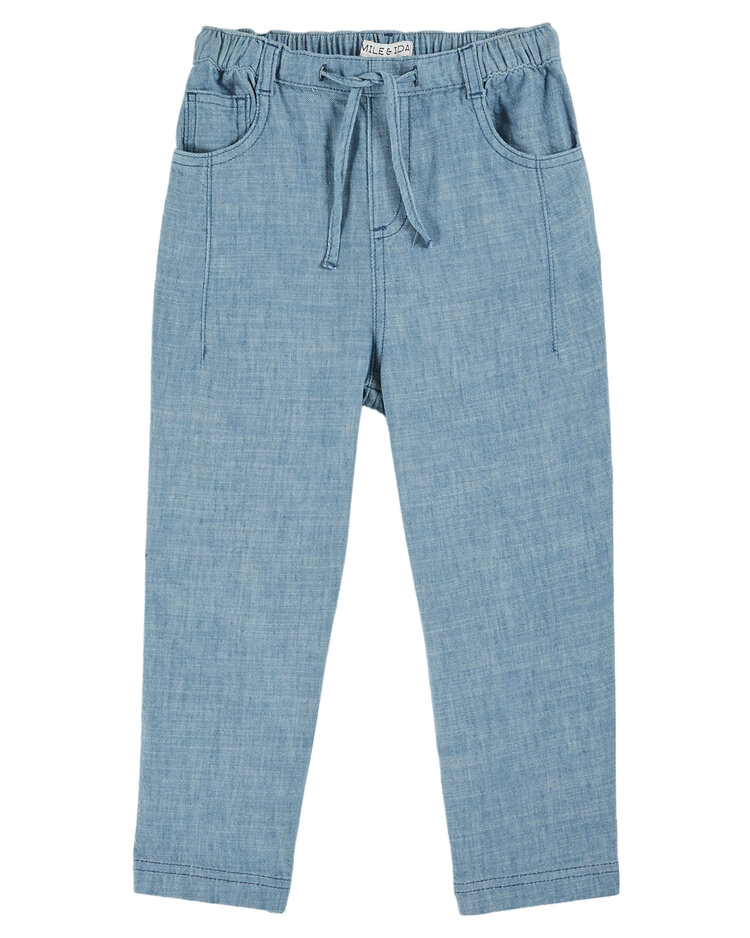 EMILE ET IDA Boys Solid Pants
