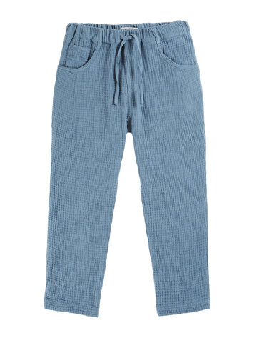 EMILE ET IDA Cotton Gauze Boy Trousers