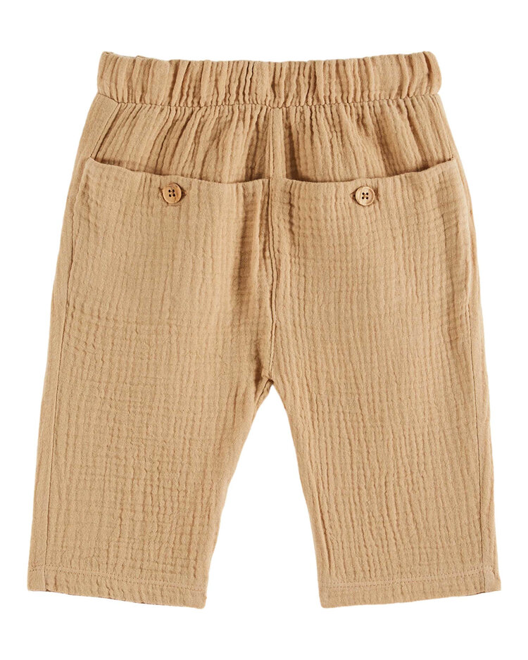 EMILE ET IDA Cotton Gauze Trousers