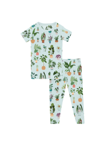 KICKEE PANTS House Plant Pajama Set