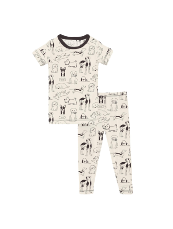 KICKEE PANTS Dogs Pajama Set