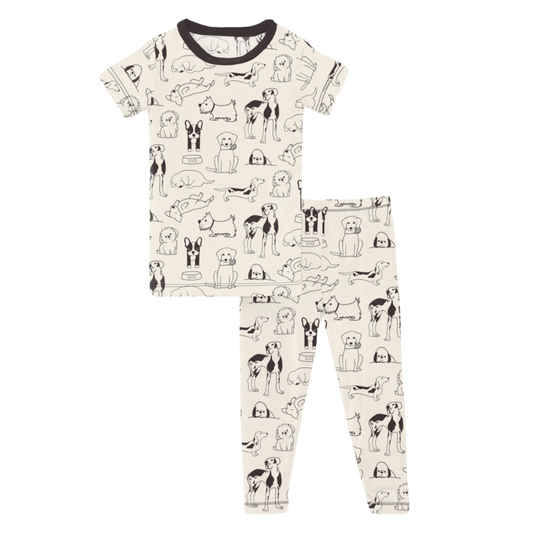 KICKEE PANTS Dogs Pajama Set