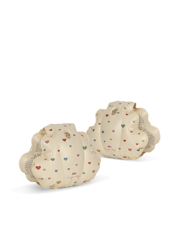 KONGES SLOJD Water Wings Shell - Multi Hearts