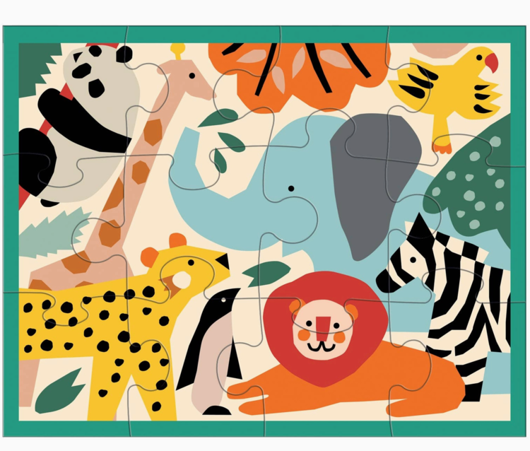 Zoo Animals Pouch Puzzle