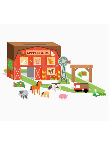 Little Farm Wind Up and Go Playset