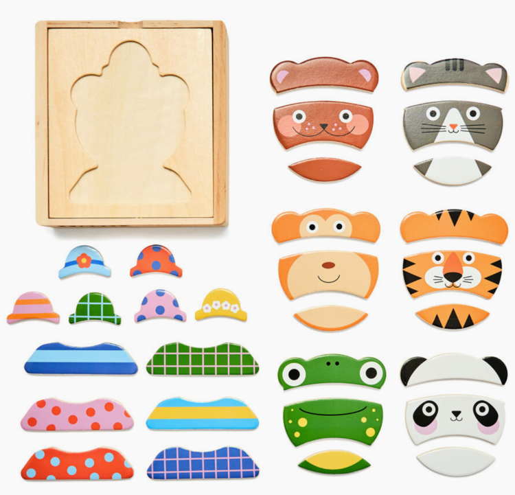Animal Mix Up! Wooden Puzzle
