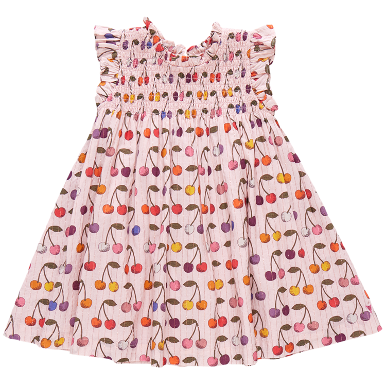 PINK CHICKEN Girls Stevie Cherry Dress