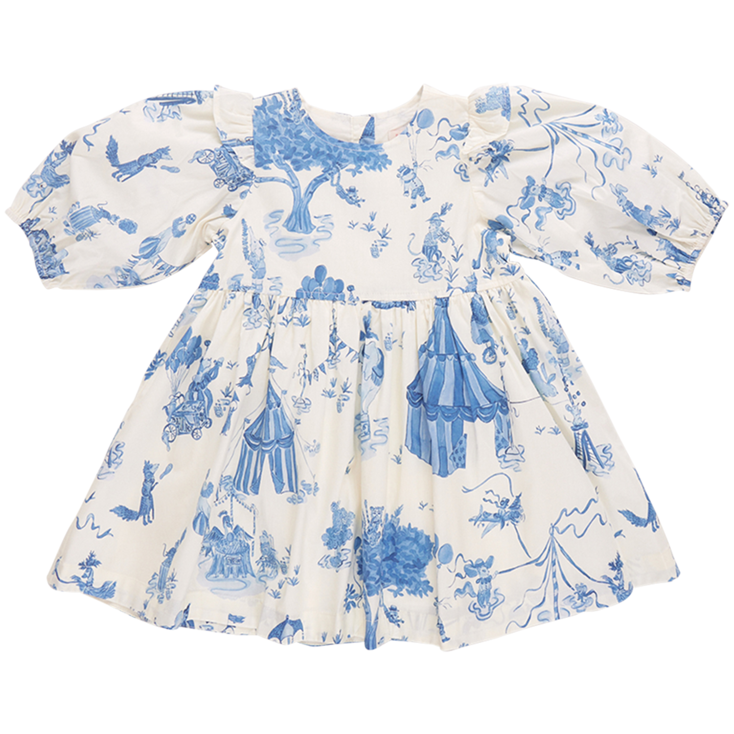 strapless open back dress Baby Girl Clothing 100% Cotton Peter Pan Collar Floral Print Tank Dress Light Pink
