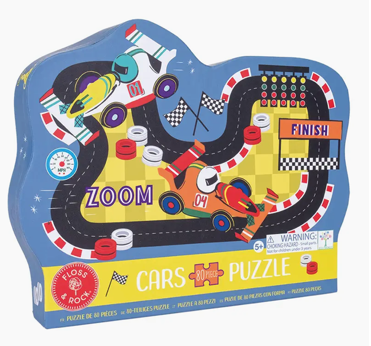 FLOSS AND ROCK Race Track 80pc Puzzle