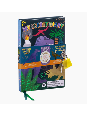 FLOSS AND ROCK Dino My Scented Secret Diary