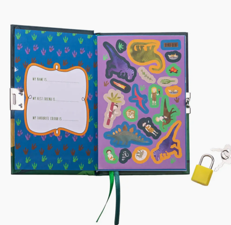 FLOSS AND ROCK Dino My Scented Secret Diary