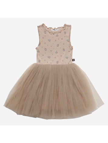 PETITE HAILEY Vintage Flower 5 Tutu Dress
