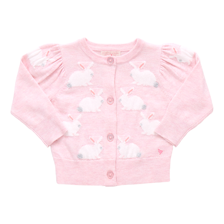 PINK CHICKEN Baby Constance Bunny Sweater