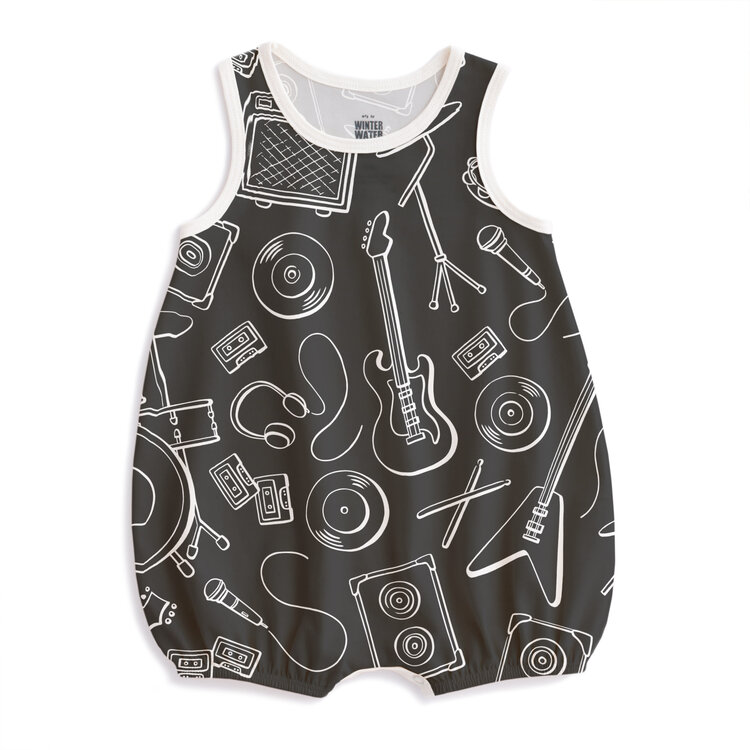 WINTER WATER FACTORY Rock Band Romper