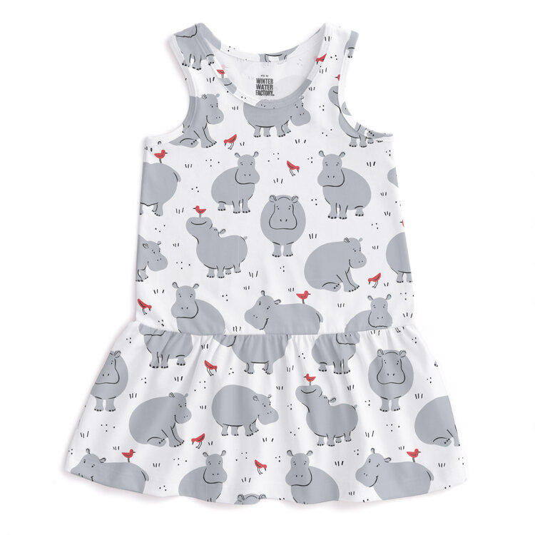 WINTER WATER FACTORY Valencia Hippos Dress