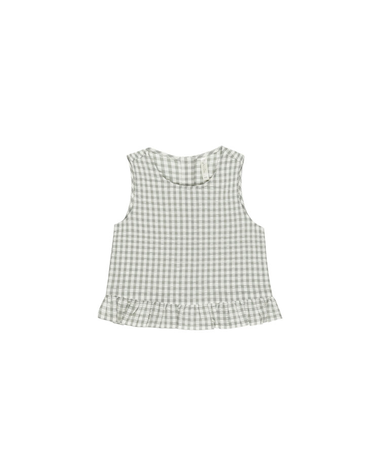 RYLEE AND CRU Oceanside Gingham Top
