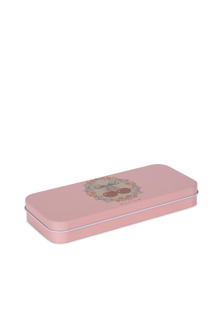 KONGES SLOJD Water Colors Tin Box - Cherry Bow