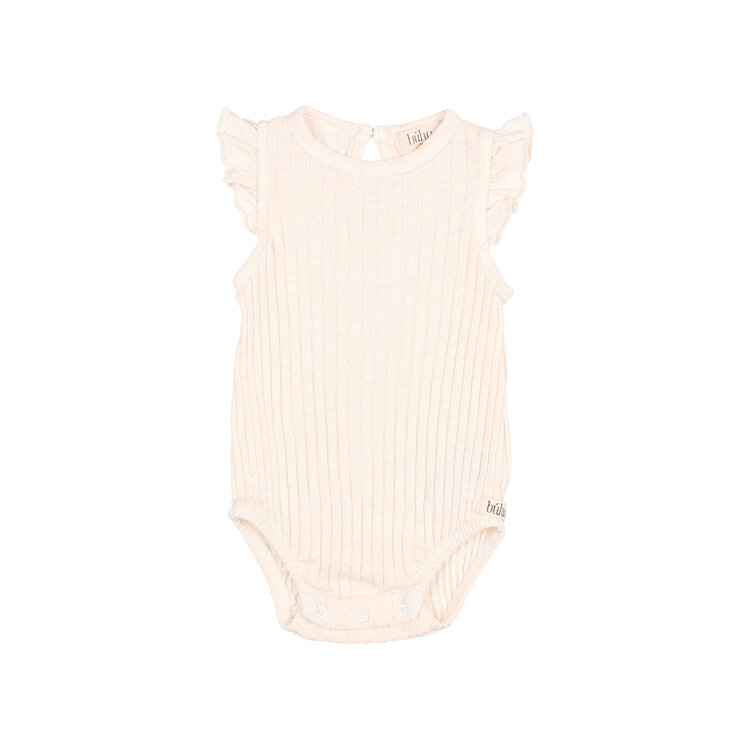 BUHO BB Rib Ruffle Bodysuit