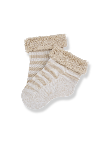 1 + THE FAMILY Striped Rib Baby Socks