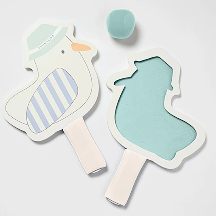 SUNNYLIFE Seagull Velcro Beach Bats