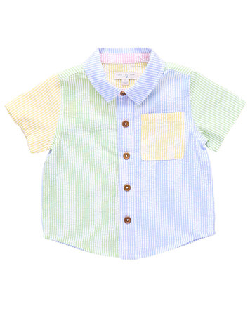 PINK CHICKEN Jack Seersucker Shirt