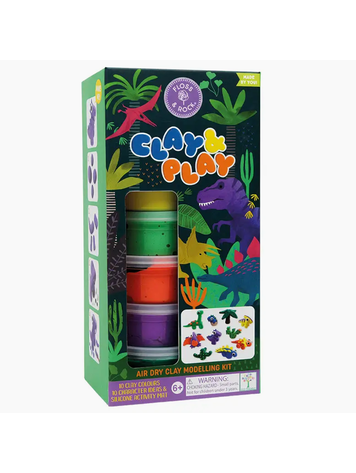 FLOSS AND ROCK Dino  Clay + Play