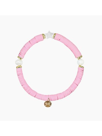BITS & BOWS Coastal Stars Bracelet - Pink