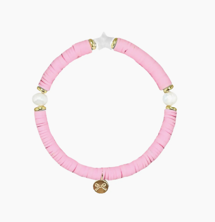 BITS & BOWS Coastal Stars Bracelet - Pink