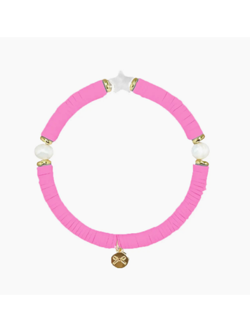 BITS & BOWS Coastal Stars Bracelet - Magenta