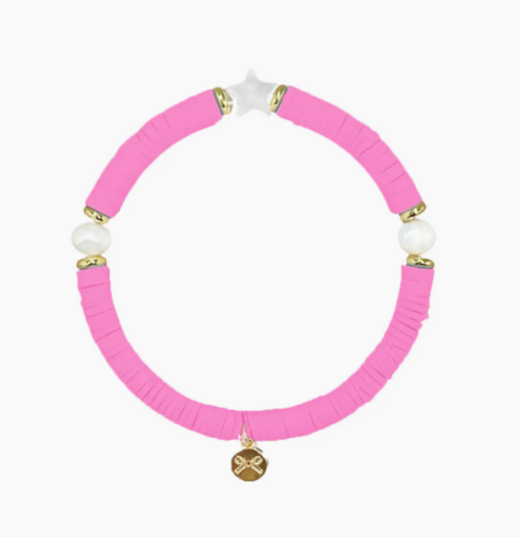 BITS & BOWS Coastal Stars Bracelet - Magenta