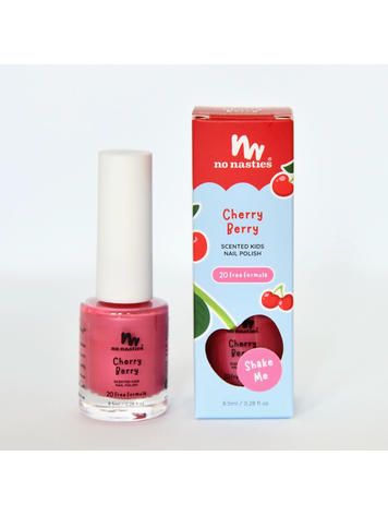 NO NASTIES KIDS Scented Nail Polish - Cherry Berry