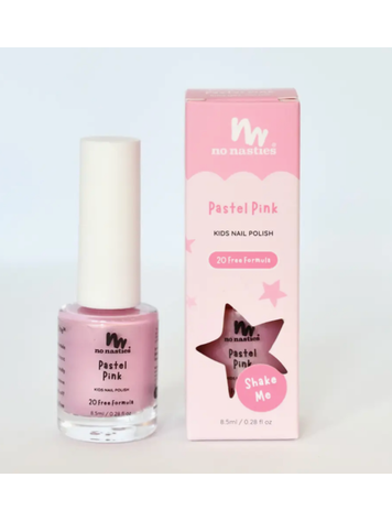 NO NASTIES KIDS Peelable Nail Polish - Pastel Pink
